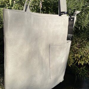 Latico Leathers Leon Laptop Bag in Sky Blue NEW